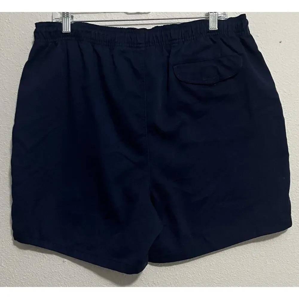 Terra & Abouts Boys Drawstring Shorts Navy M (10-12) Elastic Waist Solid